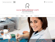 Tablet Screenshot of debubblizer.com